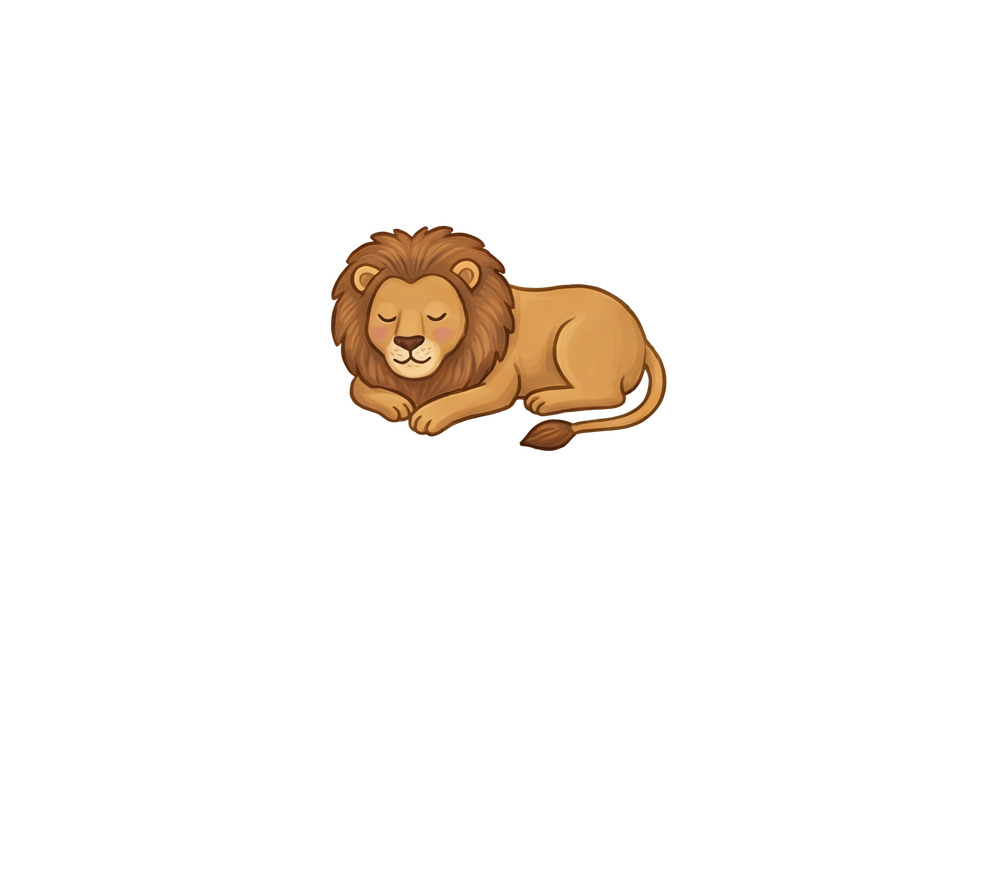 The lion sprite on its own, transparent background.